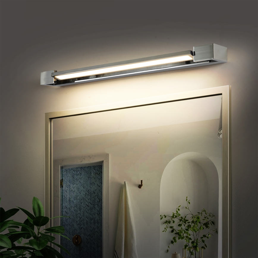 Brilagi - Illuminazione a LED per specchio da bagno AQUA LINE LED/18W/230V 60 cm IP44 cromo lucido CRI 90