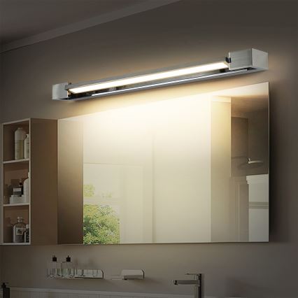 Brilagi - Illuminazione a LED per specchio da bagno AQUA LINE LED/18W/230V 60 cm IP44 cromo lucido CRI 90