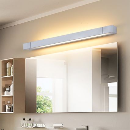 Brilagi - Illuminazione LED per specchio da bagno AQUA LINE LED/18W/230V 60 cm IP44 cromo opaco CRI 90