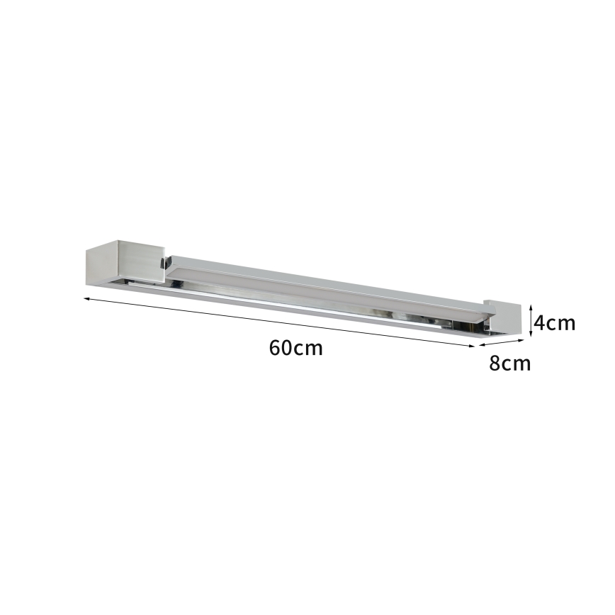 Brilagi - Illuminazione LED per specchio da bagno AQUA LINE LED/18W/230V 60 cm IP44 cromo lucido