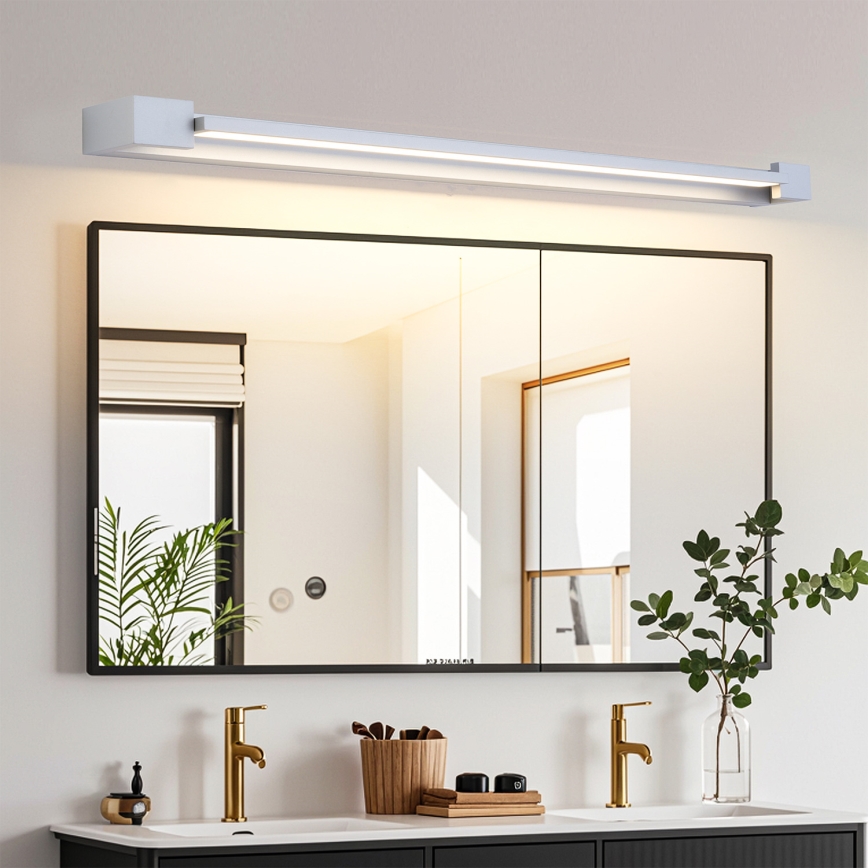 Brilagi - Illuminazione LED per specchio da bagno AQUA LINE LED/24W/230V 90 cm IP44 cromo opaco CRI 90