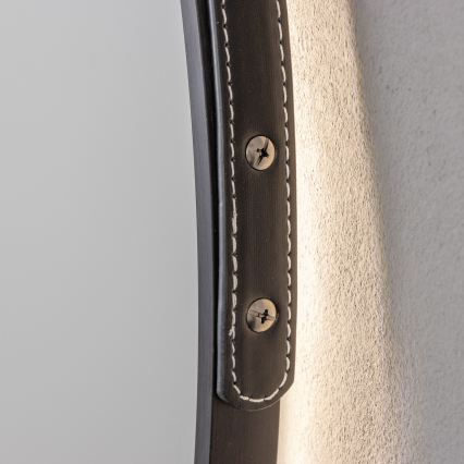 Brilagi - Specchio da bagno LED VERESE LED/19W/230V Ø 60 cm nero IP44 CRI 90 dimmerabile + CCT