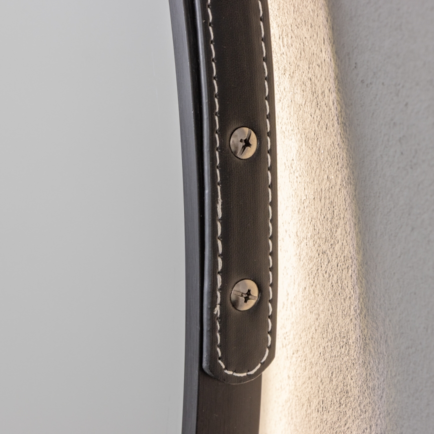 Brilagi - Specchio da bagno LED VERESE LED/19W/230V Ø 60 cm nero IP44 CRI 90 dimmerabile + CCT