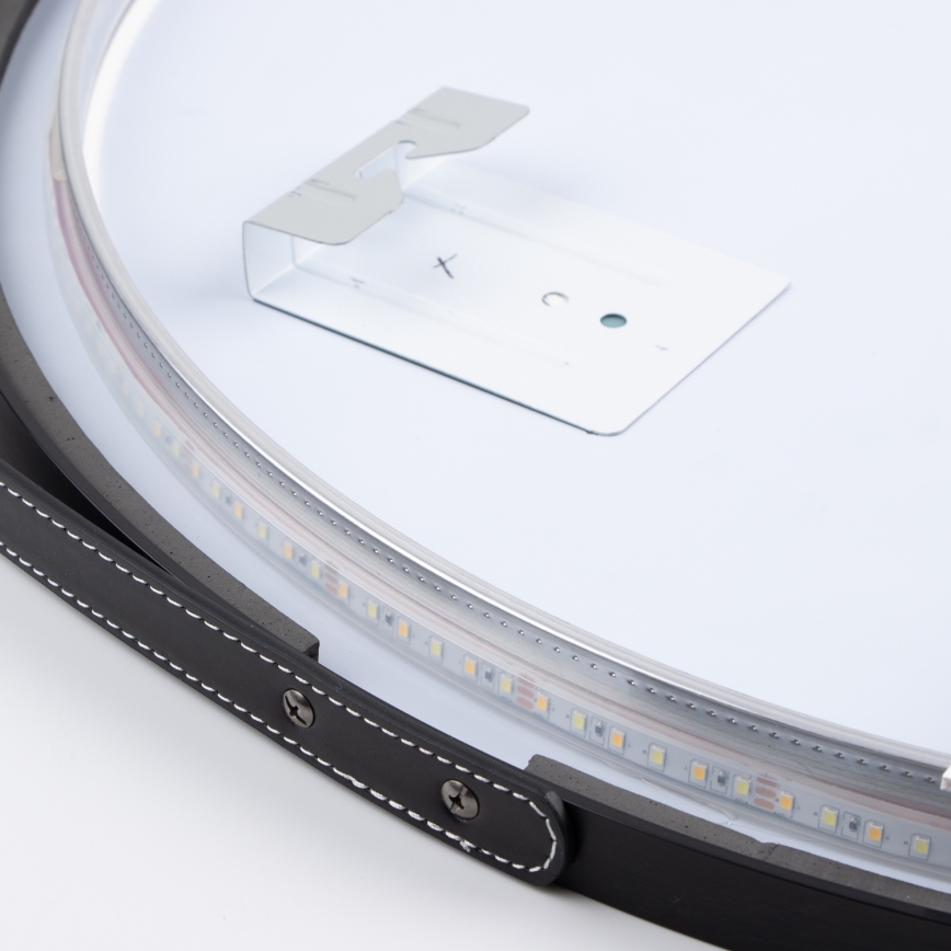 Brilagi - Specchio da bagno LED VERESE LED/19W/230V Ø 60 cm nero IP44 CRI 90 dimmerabile + CCT