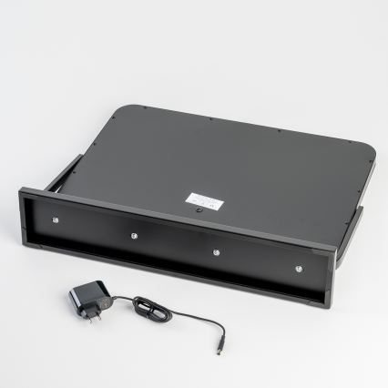 BRILAGI - Specchio per trucco LED dimmerabile CALIFORNIA LED/22W/230V 3000/4000/6500K 58x43 cm nero