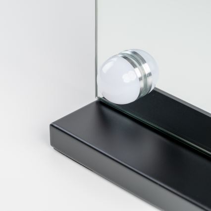 BRILAGI - Specchio da trucco dimmerabile a LED HOLLYWOOD LED/15W/230V CCT + 2x USB 55x77 cm nero