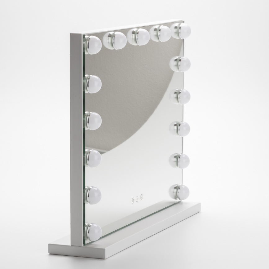BRILAGI - LED Specchio da trucco dimmerabile HOLLYWOOD LED/15W/230V CCT + USB bianco