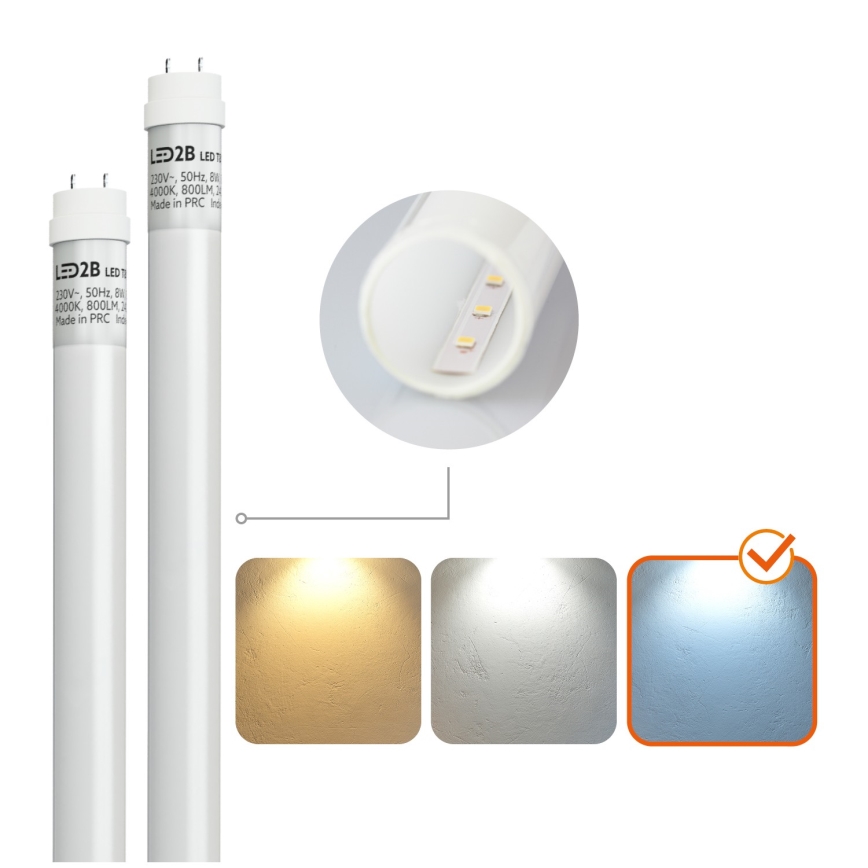 BRILAGI - Apparecchio LED tecnico antipolvere per tubi fluorescenti OPTIMA T8 2xG13/18W/230V 6500K IP65 128 cm