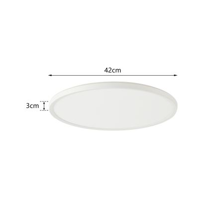 Brilagi - Luce LED dimmerabile con sensore di movimento e crepuscolare ULTRA SLIM LED/24W/230V diametro 42 cm + telecomando