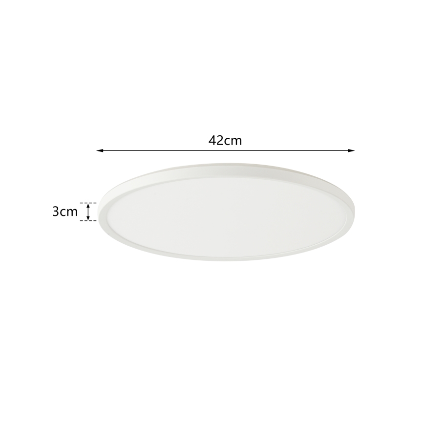 Brilagi - Luce LED dimmerabile con sensore di movimento e crepuscolare ULTRA SLIM LED/24W/230V diametro 42 cm + telecomando