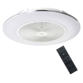 Brilagi - Luce LED dimmerabile con ventola AURA LED/38W/230V 3000-6000K bianco + telecomando