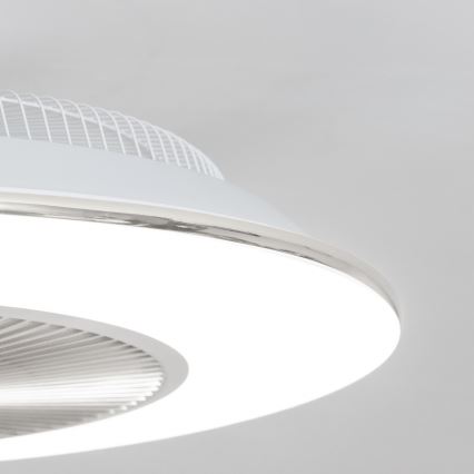 Brilagi - Luce LED dimmerabile con ventola AURA LED/38W/230V 3000-6000K argento + telecomando