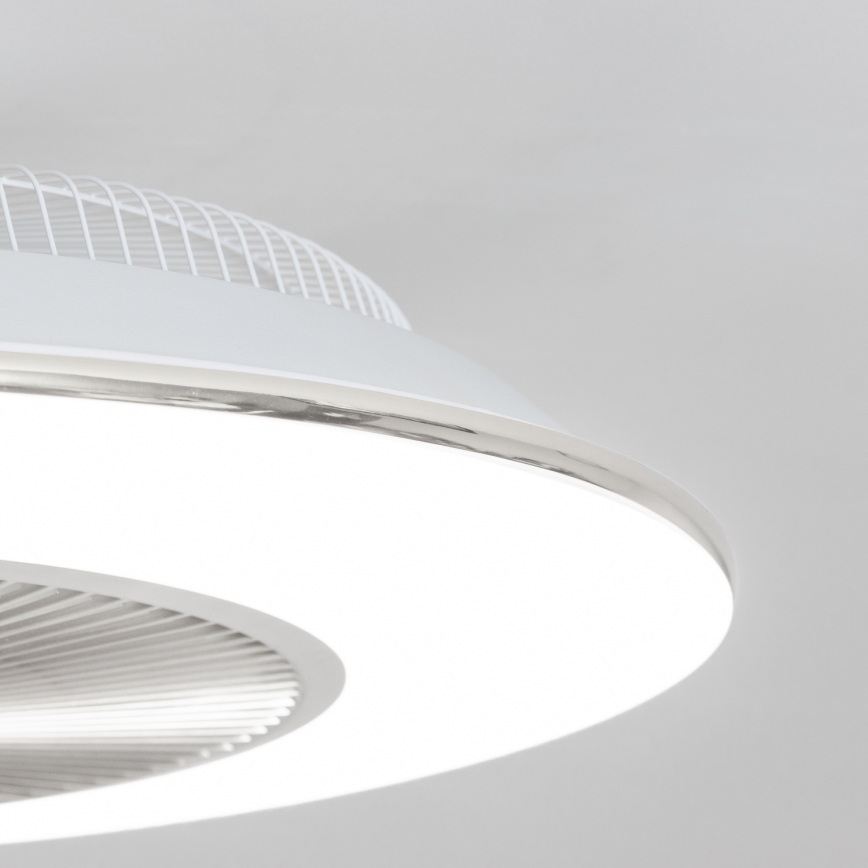 Brilagi - Luce LED dimmerabile con ventola AURA LED/38W/230V 3000-6000K argento + telecomando