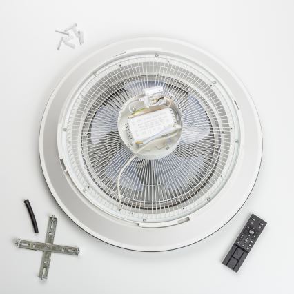 Brilagi - Luce LED dimmerabile con ventola AURA LED/38W/230V 3000-6000K bianco + telecomando
