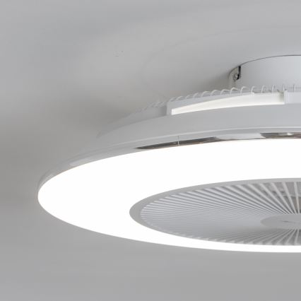 Brilagi - Luce LED dimmerabile con ventola AURA LED/38W/230V 3000-6000K bianco + telecomando