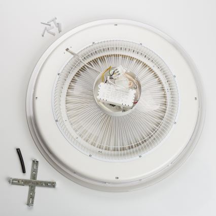 Brilagi - Luce LED dimmerabile con ventola RONDA LED/48W/230V 3000-6000K bianco + telecomando