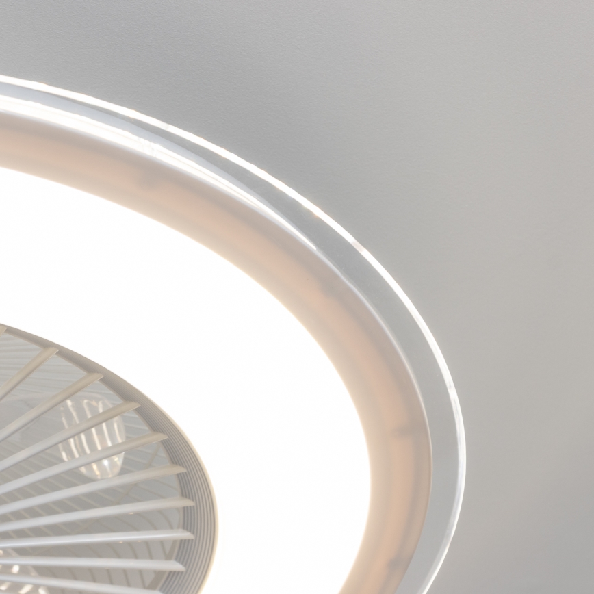 Brilagi - Luce LED dimmerabile con ventola RONDA LED/48W/230V 3000-6000K bianco + telecomando