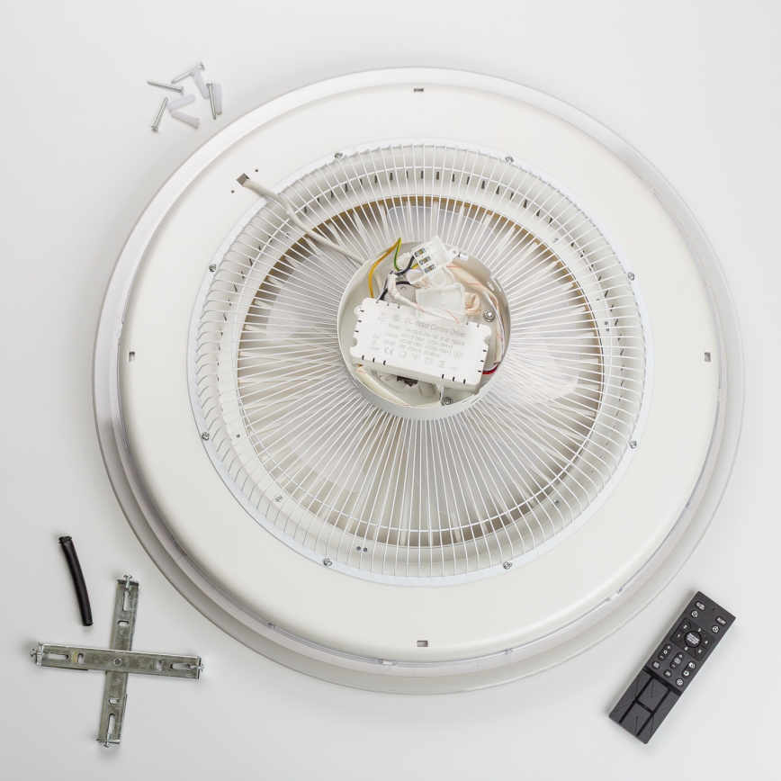 Brilagi - Luce LED dimmerabile con ventola RONDA LED/48W/230V 3000-6000K oro + telecomando