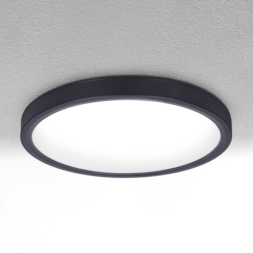 Brilagi - Plafoniera LED dimmerabile ESTELA LED/36W/230V 3000-6500K ø 30 cm nero + telecomando