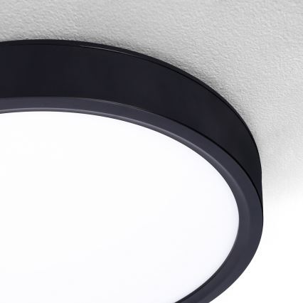 Brilagi - Plafoniera LED dimmerabile ESTELA LED/36W/230V 3000-6500K ø 30 cm nero + telecomando