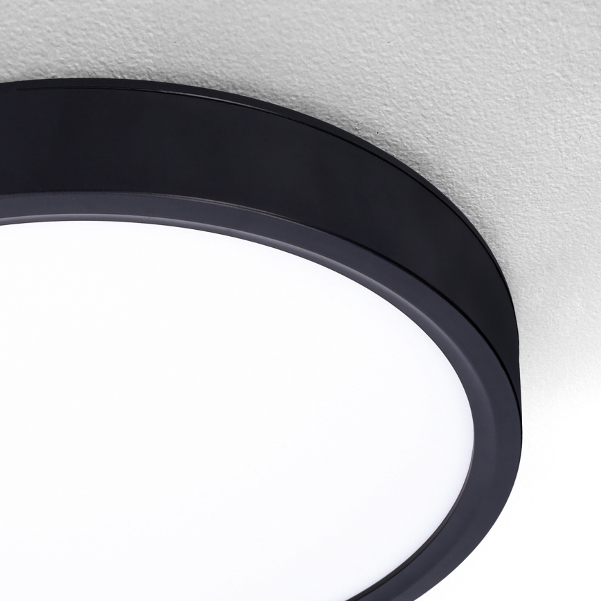 Brilagi - Plafoniera LED dimmerabile ESTELA LED/36W/230V 3000-6500K ø 30 cm nero + telecomando