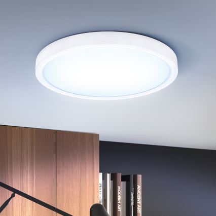 Brilagi - Plafoniera LED dimmerabile ESTELA LED/48W/230V 3000-6500K ø 40 cm bianco + telecomando
