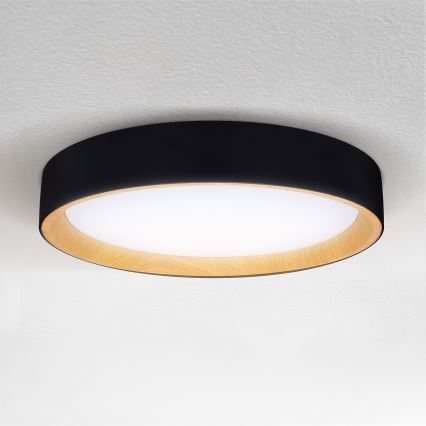 Brilagi - Plafoniera LED dimmerabile LARIOS LED/48W/230V 3000-6500K ø 39 cm nero + telecomando