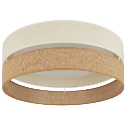 Brilagi - Plafoniera LED dimmerabile ROYAL YUTE LED/24W/230V diametro 45 cm 3000/4000/6500K beige/color crema  + telecomando