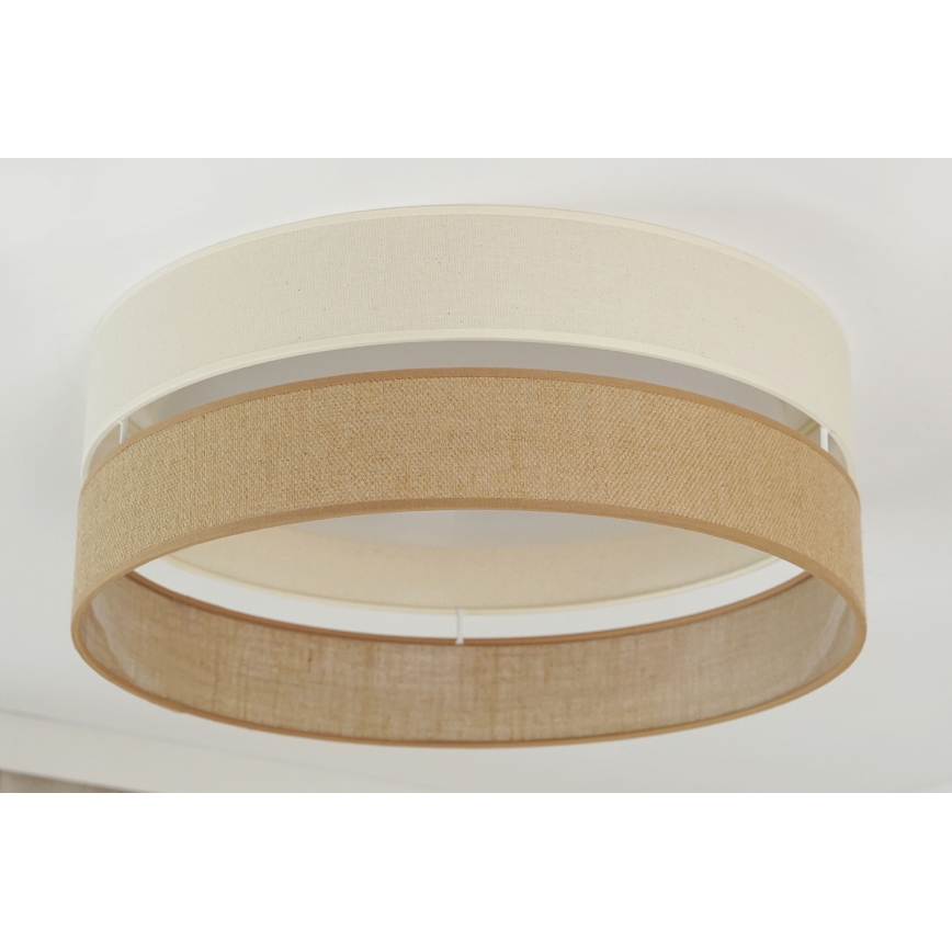Brilagi - Plafoniera LED dimmerabile ROYAL YUTE LED/24W/230V diametro 45 cm 3000/4000/6500K beige/color crema  + telecomando