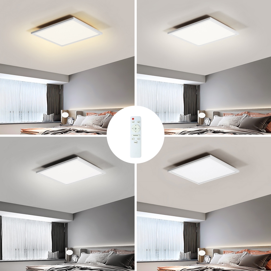 Brilagi - Plafoniera LED dimmerabile SLIMFRAME LED/25W/230V 30x30 cm 3000-6000K bianco + telecomando