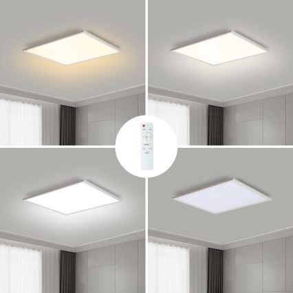 Brilagi - Plafoniera LED dimmerabile SLIMFRAME LED/36W/230V 45x45 cm 3000-6000K bianco + telecomando