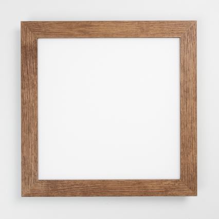 Brilagi - Plafoniera LED dimmerabile SLIMFRAME WOOD LED/36W/230V 49,5x49,5 cm 3000-6000K marrone scuro + telecomando