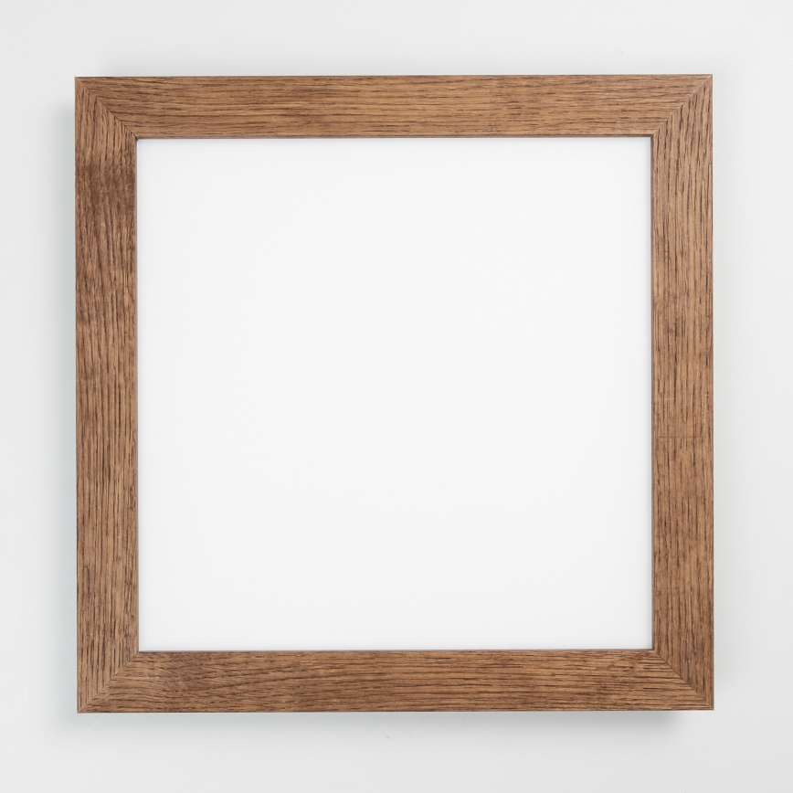 Brilagi - Plafoniera LED dimmerabile SLIMFRAME WOOD LED/36W/230V 49,5x49,5 cm 3000-6000K marrone scuro + telecomando