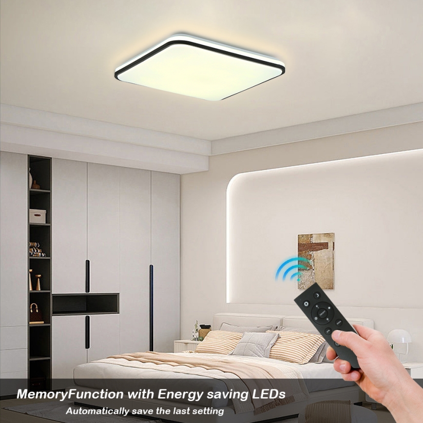 Brilagi - Plafoniera LED dimmerabile SMART LED/36W/230V 3000-6000K 45x45 cm Wi-Fi Tuya + telecomando