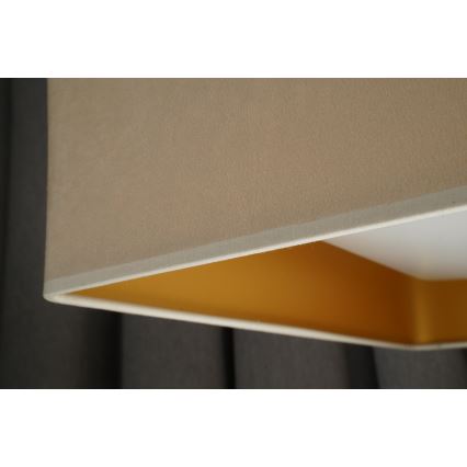 Brilagi - Plafoniera LED dimmerabile VELVET SQUARE LED/24W/230V 3000/4000/6500K + telecomando color crema