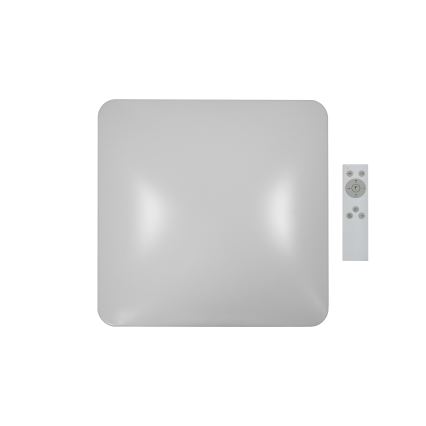 Brilagi - Plafoniera LED dimmerabile VELVET SQUARE LED/24W/230V 3000/4000/6500K + telecomando grigio
