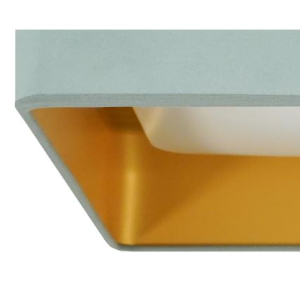 Brilagi - Plafoniera LED dimmerabile VELVET SQUARE SMART LED/36W/230V 2700-6500K Wi-Fi Tuya + telecomando menta