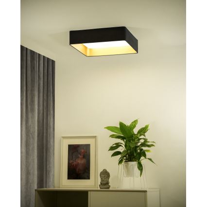 Brilagi - Plafoniera LED dimmerabile VELVET SQUARE SMART LED/36W/230V 2700-6500K Wi-Fi Tuya + telecomando grigio