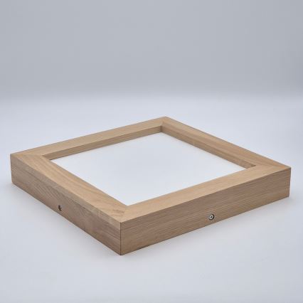 Brilagi - Plafoniera LED dimmerabile da bagno WOODY FRAME LED/24W/230V quercia 30x30 cm 3000-6000K IP44 + telecomando