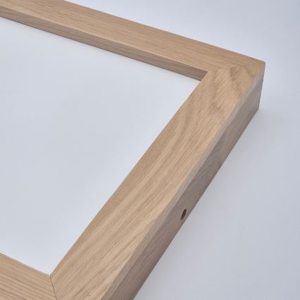 Brilagi - Plafoniera LED dimmerabile da bagno WOODY FRAME LED/24W/230V quercia 30x30 cm 3000-6000K IP44 + telecomando