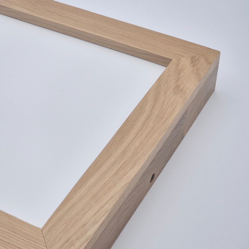 Brilagi - Plafoniera LED dimmerabile da bagno WOODY FRAME LED/24W/230V quercia 30x30 cm 3000-6000K IP44 + telecomando
