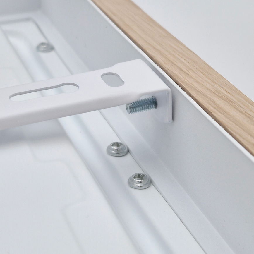 Brilagi - Plafoniera LED dimmerabile da bagno WOODY FRAME LED/24W/230V quercia 30x30 cm 3000-6000K IP44 + telecomando