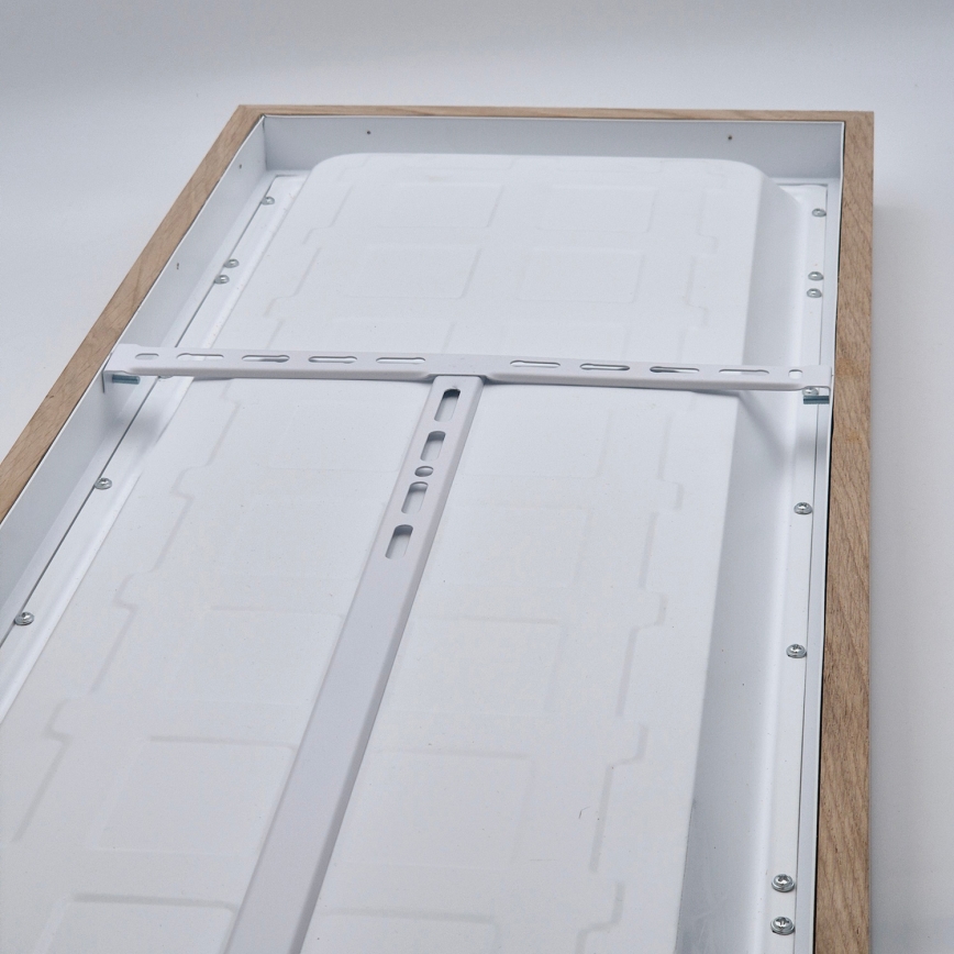 Brilagi - Plafoniera LED dimmerabile da bagno WOODY FRAME LED/50W/230V quercia 120x30 cm 3000-6000K IP44 + telecomando
