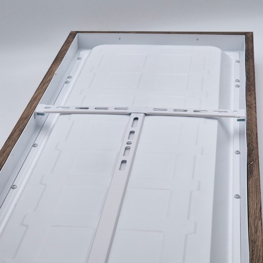 Brilagi - Plafoniera LED dimmerabile da bagno WOODY FRAME LED/50W/230V quercia 120x30 cm 3000-6000K IP44 + telecomando