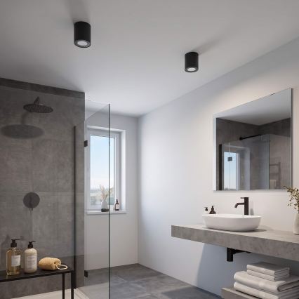 BRILAGI - Luce Spot da bagno MIA 1xGU10/30W/230V 84x80 mm nero IP54