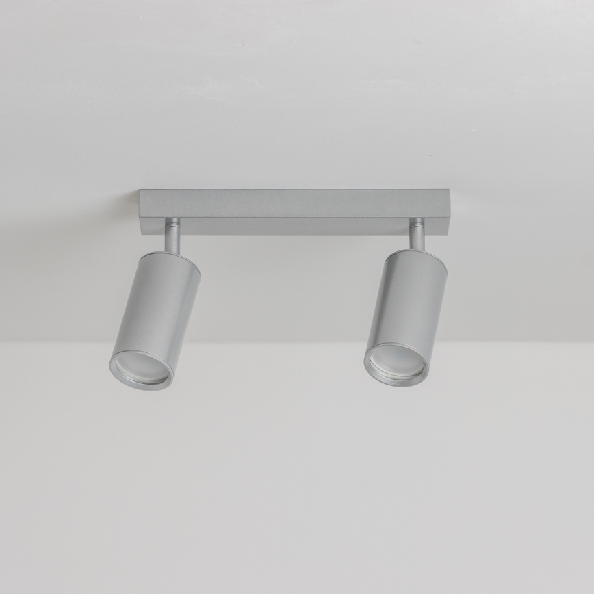 Brilagi - Luce Spot da bagno SELE 2xGU10/30W/230V IP44 argento