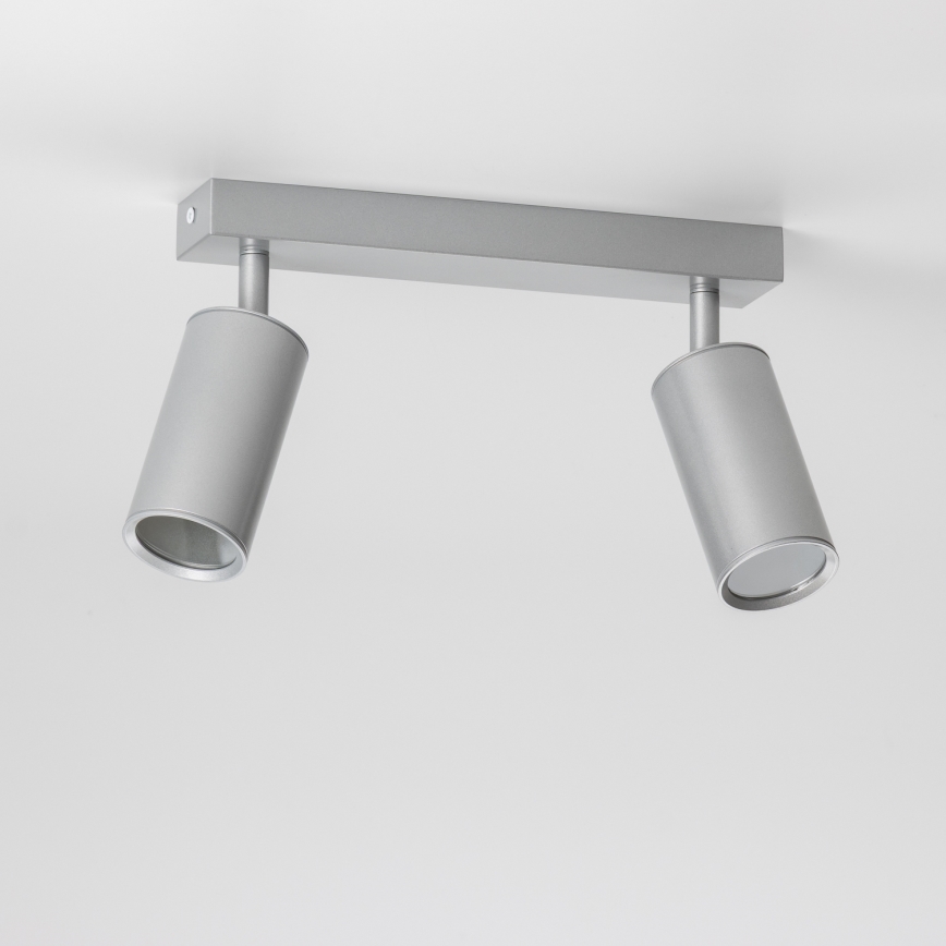 Brilagi - Luce Spot da bagno SELE 2xGU10/30W/230V IP44 argento