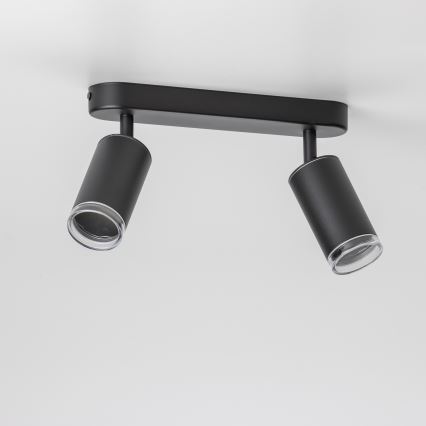 Brilagi - Luce Spot da bagno SELE 2xGU10/30W/230V IP44 nero