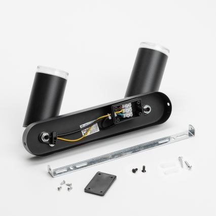 Brilagi - Luce Spot da bagno SELE 2xGU10/30W/230V IP44 nero