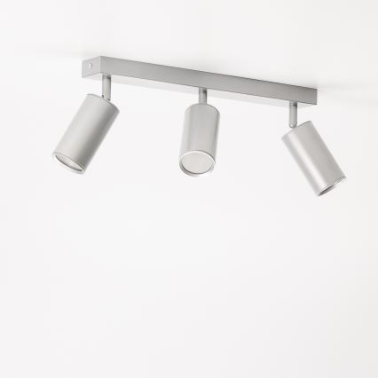 Brilagi - Luce Spot da bagno SELE 3xGU10/30W/230V IP44 argento